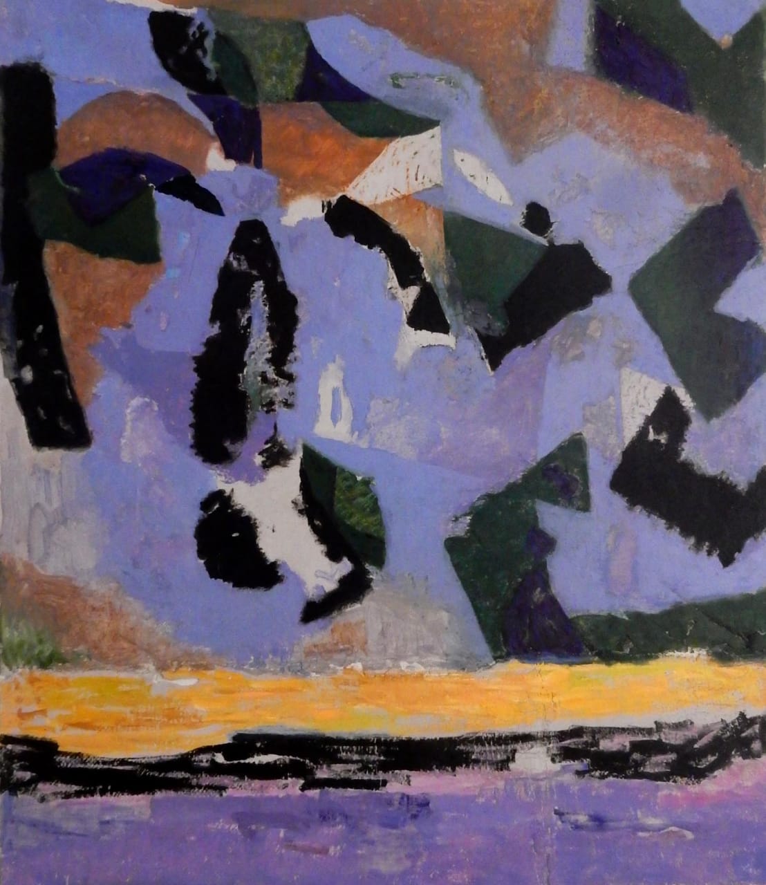 Пейзаж с пальмой.70х60